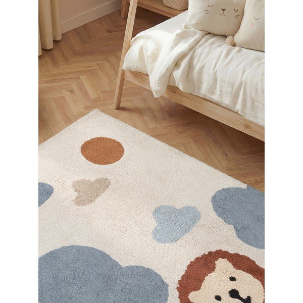 Tappeto per bambini color crema in cotone lavabile/tessuto a mano 140x200 cm Snuggle Lionel – Hanse Home-image-3