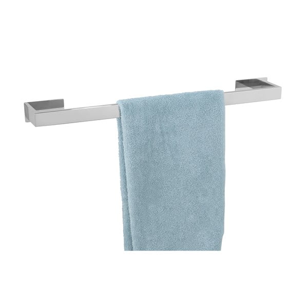 Porta asciugamani autoportante in acciaio inox argento lucido Genova - Wenko-image-4