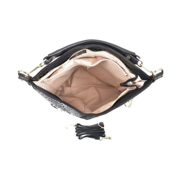 Borsa in pelle nera Ganna - Roberta M-image-3