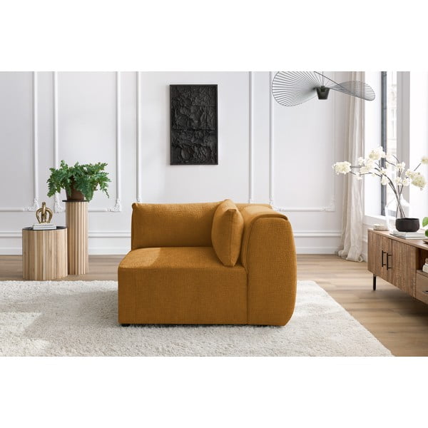 Modulo divano in colore senape Jeanne - Bobochic Paris-image-1