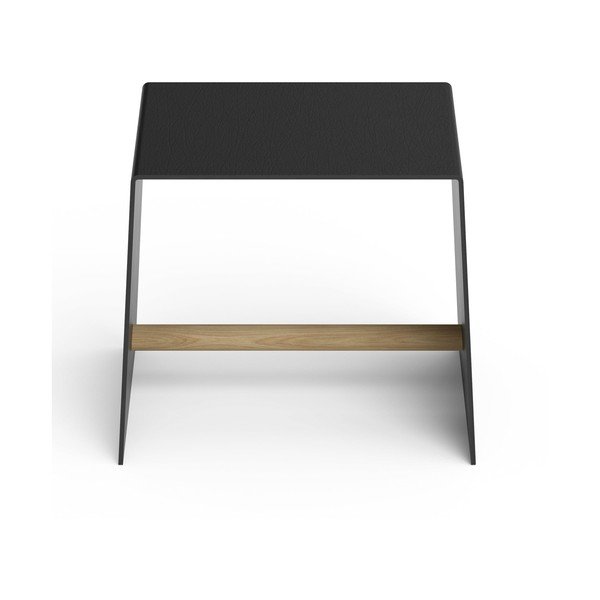 Sgabello nero in metallo Bull – LIND DNA