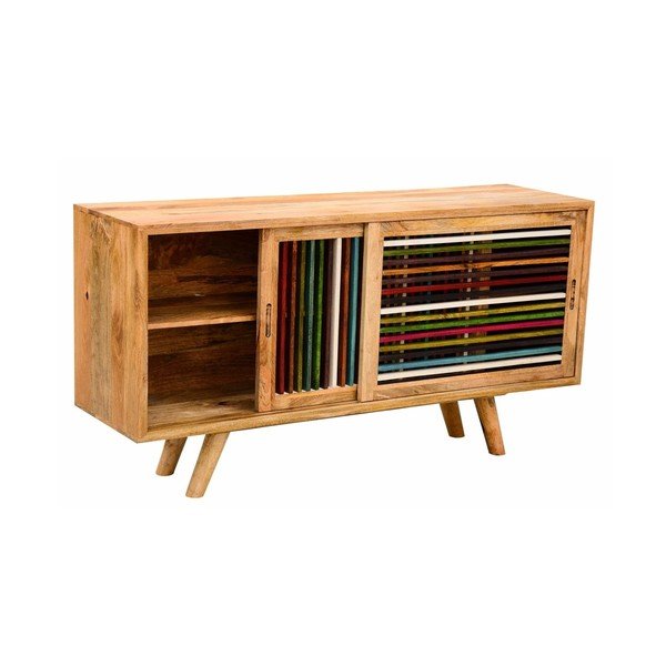 Cassettiera in legno di mango Joliet - Støraa-image-1