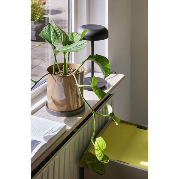 Lampada da tavolo dimmerabile a LED nera (altezza 37 cm) Velo - Hübsch-image-1