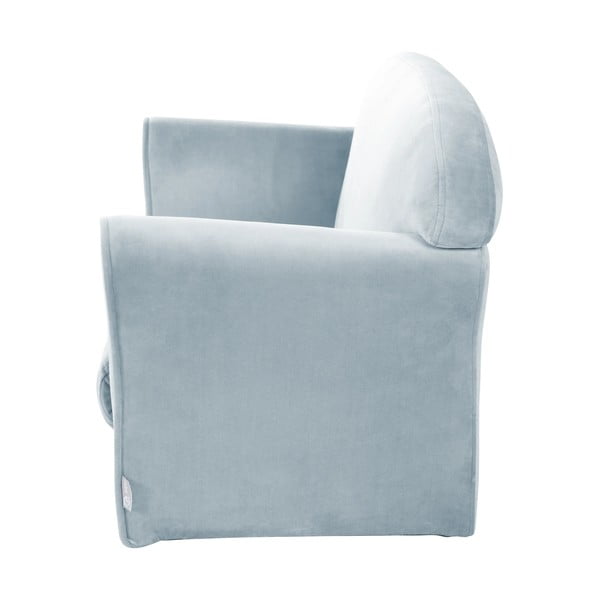 Divano per bambini in velluto azzurro 78 cm Lil Sofa - Roba-image-2