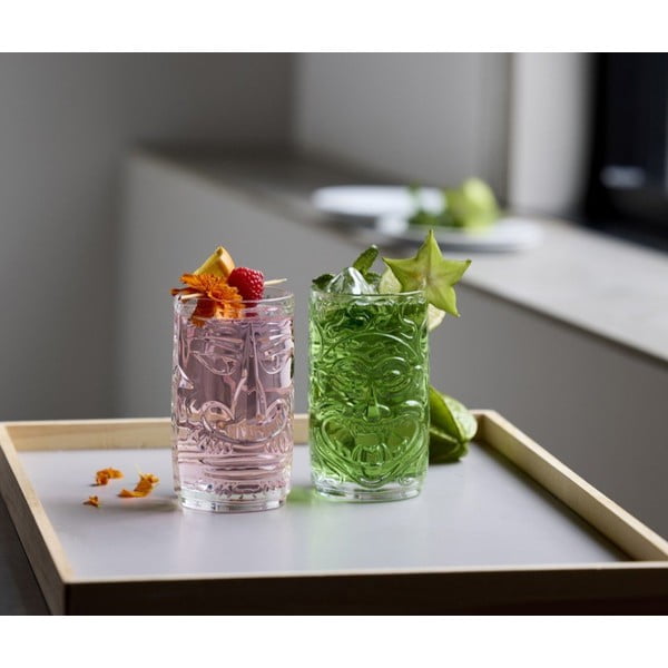 Set di bicchieri da cocktail 450 ml 4 pz Tiki – Lyngby Glas-image-1