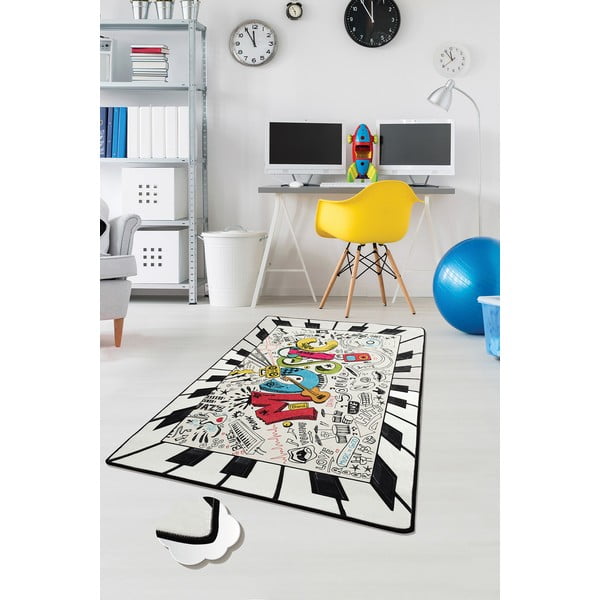 Tappeto antiscivolo per bambini , 100 x 160 cm Music - Conceptum Hypnose-image-1