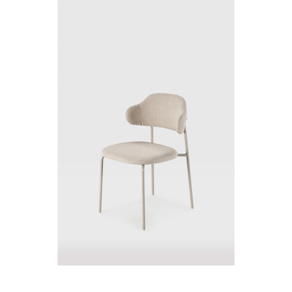 Sedie da pranzo in set color crema 4 pz Adriel – Marckeric-image-1