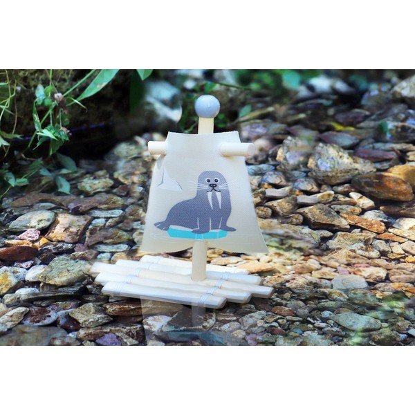 Zattera acquatica in legno per bambini - Legler-image-1