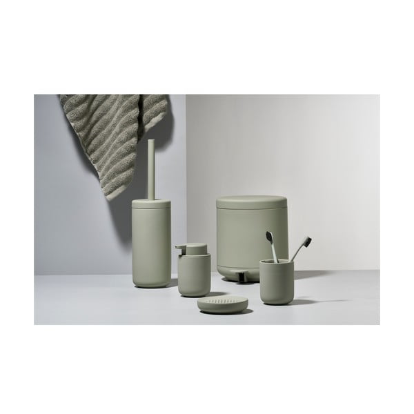 Portasapone in porcellana verde chiaro Ume - Zone-image-3