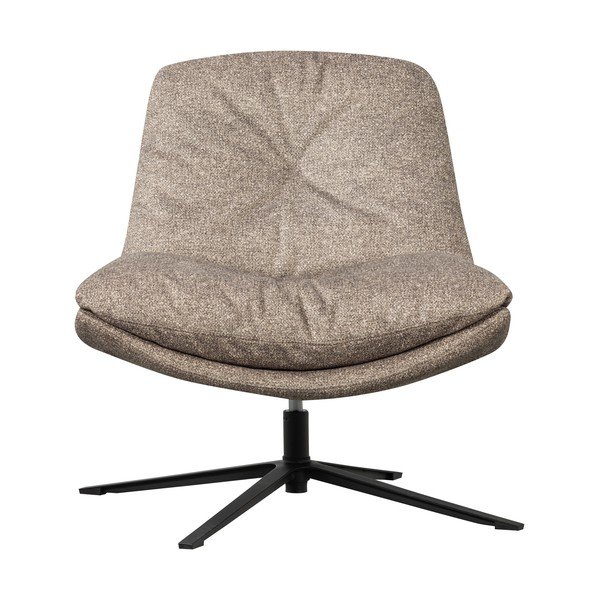 Poltrona di colore naturale girevole Arve – WOOOD-image-2