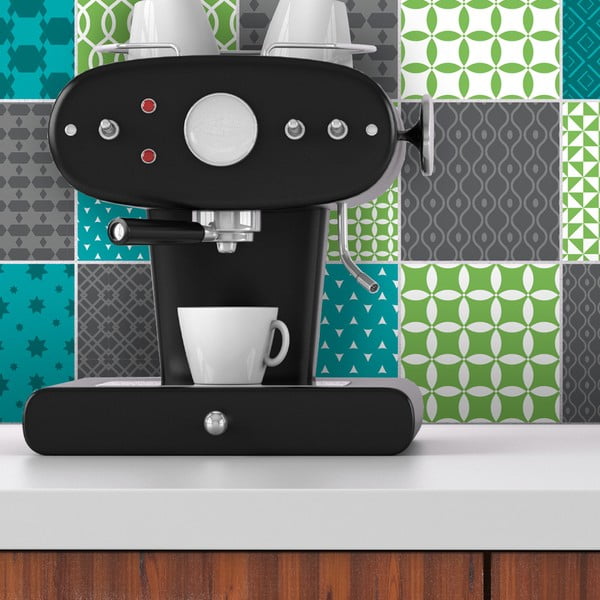 Set di 15 adesivi murali decorativi, 15 x 15 cm Sofia - Ambiance-image-3