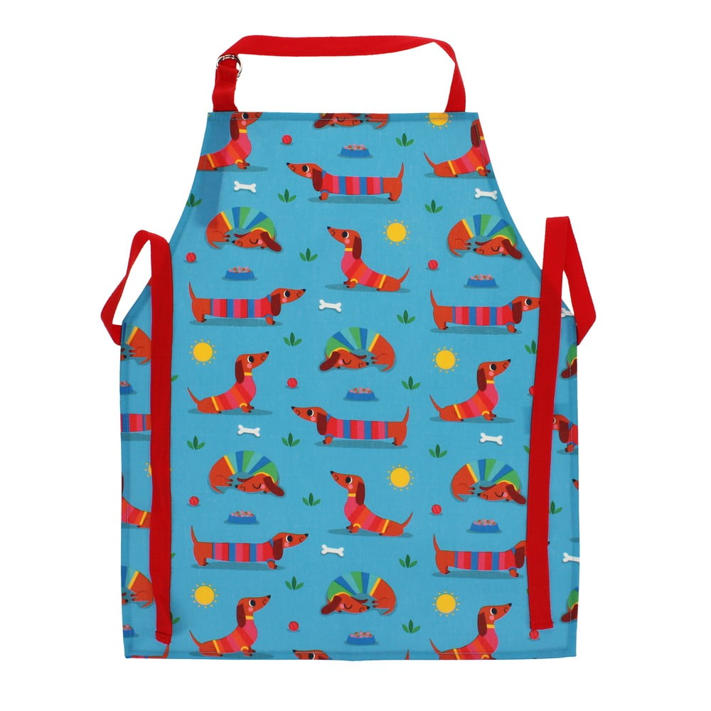 Grembiule per bambini in cotone Sunny Sausage Dog – Rex London | Grembiuli per bambini