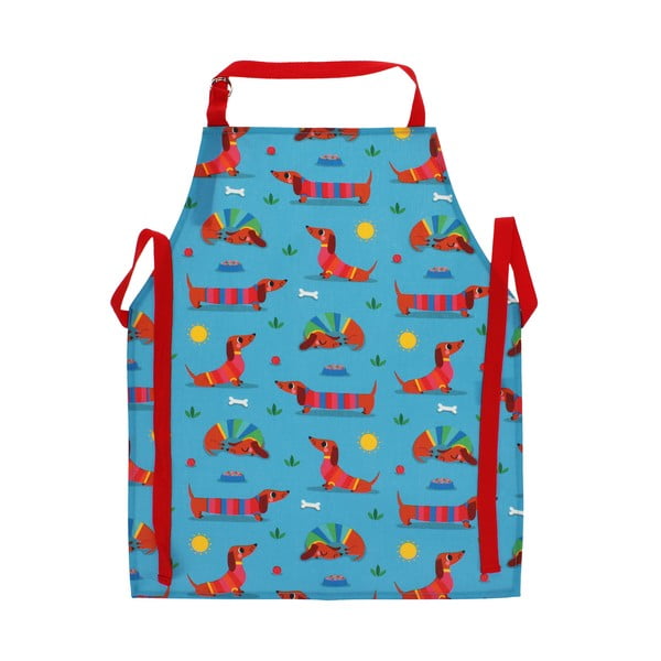 Grembiule per bambini in cotone Sunny Sausage Dog – Rex London