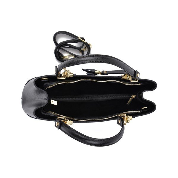 Borsa in pelle nera Sabine - Isabella Rhea-image-3