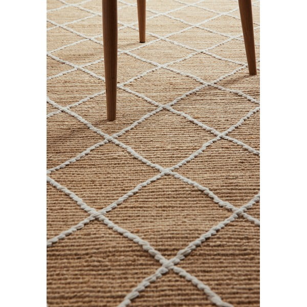 Tappeto di colore naturale in iuta tessuto a mano 200x300 cm Kunu – Hanse Home-image-3