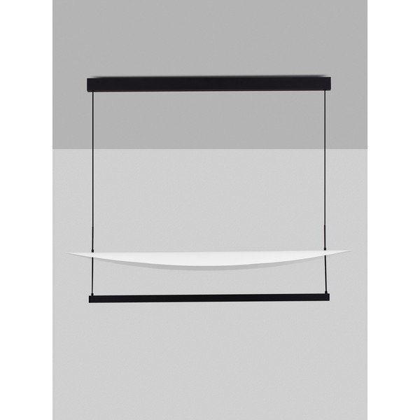 Lampadario LED bianco/nero opaco in alluminio con intensità regolabile Diona – Nova Luce-image-4