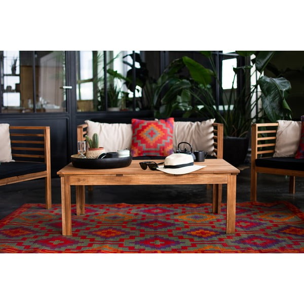 Tappeto da esterno bifacciale in plastica riciclata Orange & Violet, 120 x 180 cm Lhasa - Fab Hab-image-4