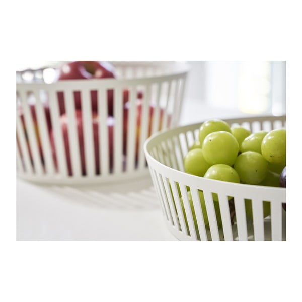 Fruttiera bianca , ⌀ 21,5 cm Tower - YAMAZAKI-image-1