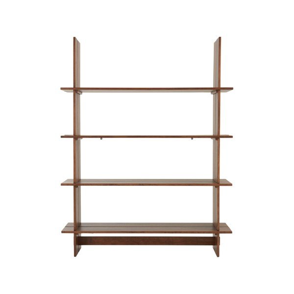Scaffale colore naturale scuro in pino massiccio 140x180x40 cm Tottori – Jotex-image-4