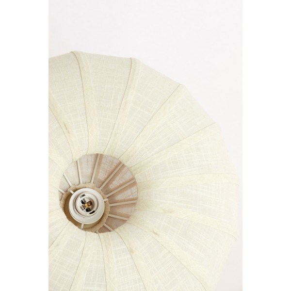 Plafoniera color crema con paralume in tessuto ø 40 cm Zosia – Light & Living-image-1