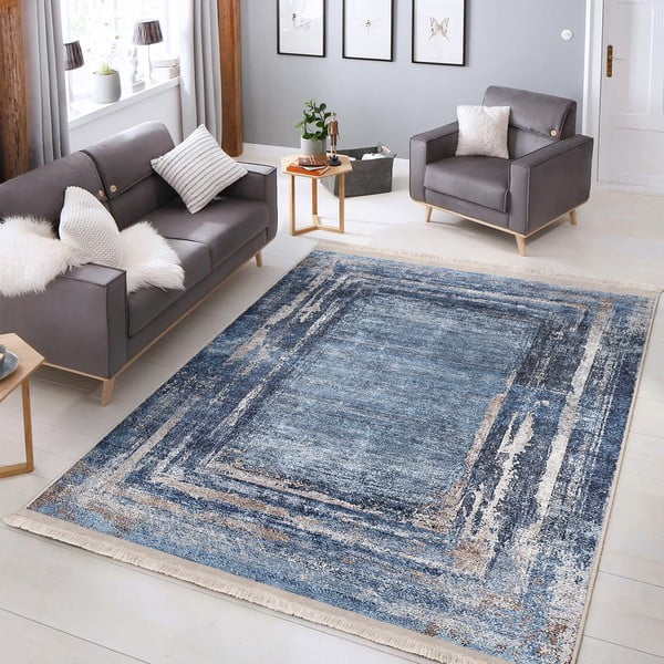 Tappeto blu 120x180 cm - Mila Home-image-1