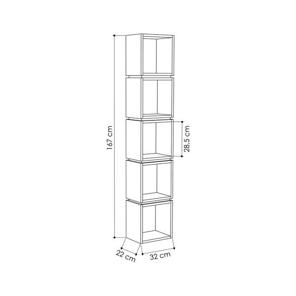 Libreria bianca Multi White - Decortie-image-2