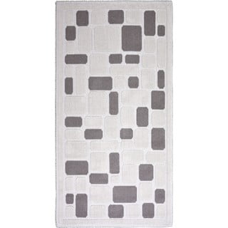 Tappeto in cotone beige, 100 x 150 cm Mozaik - Vitaus