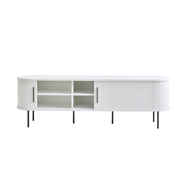 Mobile TV bianco 180x56x45 cm Nola – Unique Furniture-image-4