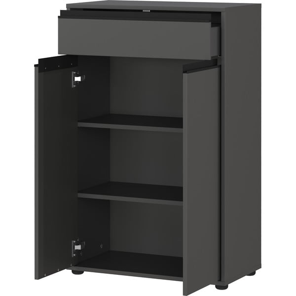 Mobile bagno alto color antracite 63x98 cm Lemont - Germania-image-3