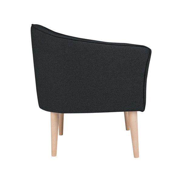 Černé křeslo Kooko Home Piri-image-3