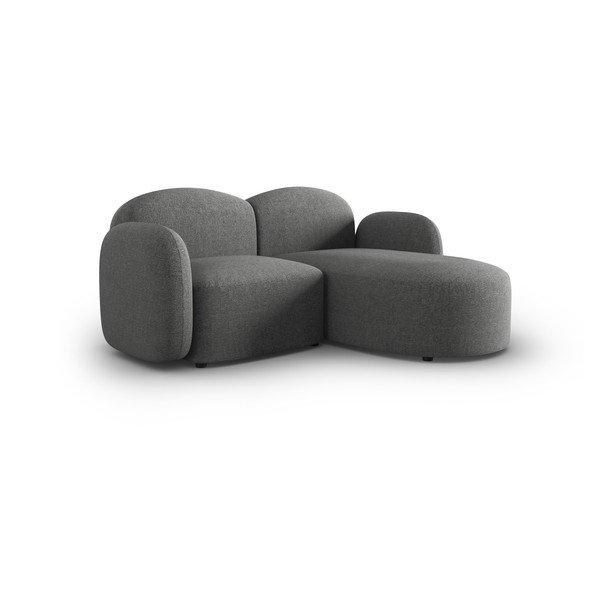 Divano angolare grigio scuro (angolo destro) Blair - Micadoni Home-image-2