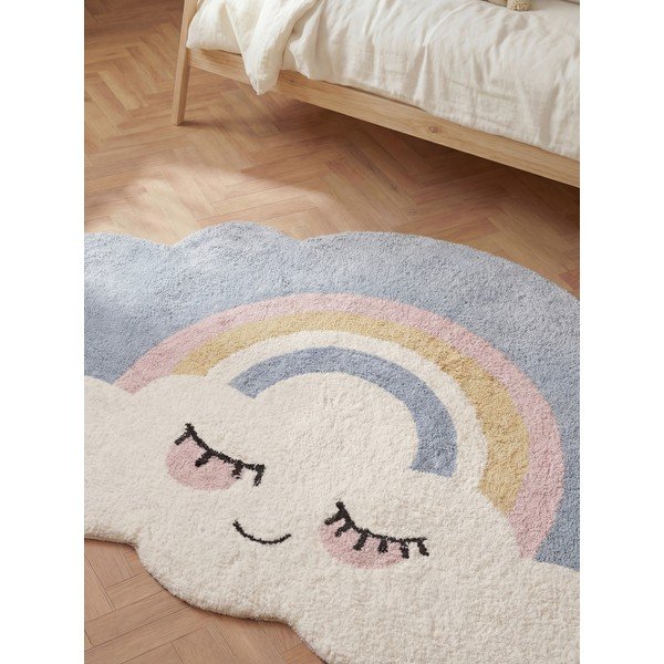 Tappeto per bambini color crema in cotone lavabile/tessuto a mano 140x200 cm Snuggle Nappi – Hanse Home-image-2