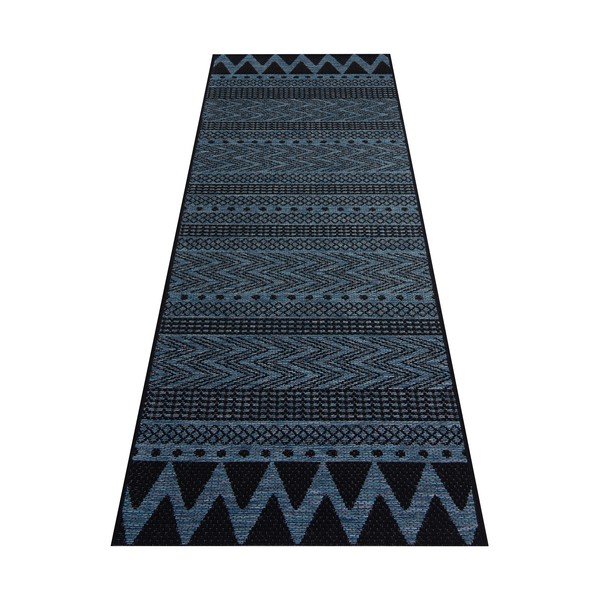 Tappeto da esterno blu scuro , 70 x 200 cm Sidon - NORTHRUGS-image-2