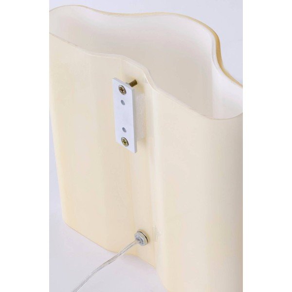 Lampada da parete beige in vetro con alimentazione a corrente Europa – Jotex-image-4