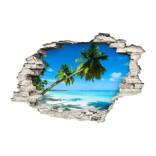 Adesivo Paesaggio sulla spiaggia, 60 x 90 cm - Ambiance-image-2