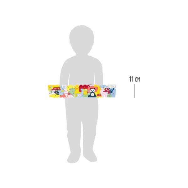 Puzzle in legno per bambini ABC - Legler-image-1