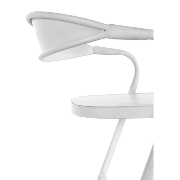 Poltrona in metallo bianco Puro Industrial Style - Geese-image-3