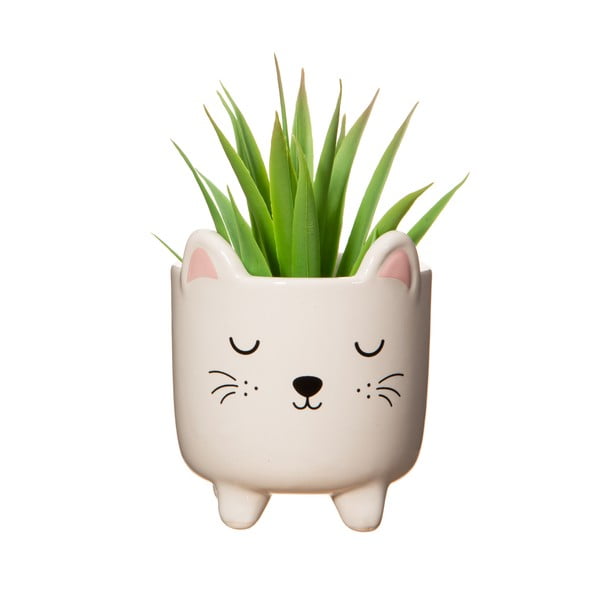 Vaso in pietra ø 7,5 cm Cat - Sass & Belle-image-1