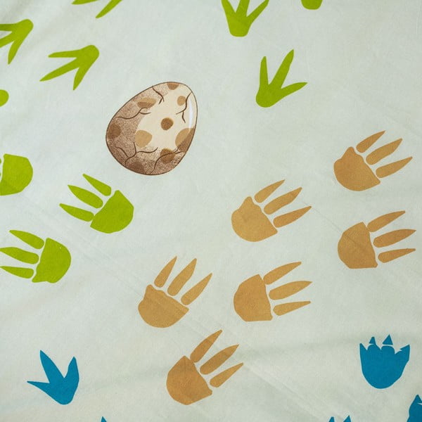 Set copripiumino e federa da bambini in cotone per culla 100x135 cm Dino – Jerry Fabrics-image-4