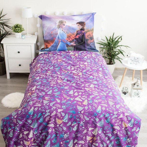 Biancheria da letto in cotone per bambini Wind, 140 x 200 cm Frozen - Jerry Fabrics-image-3