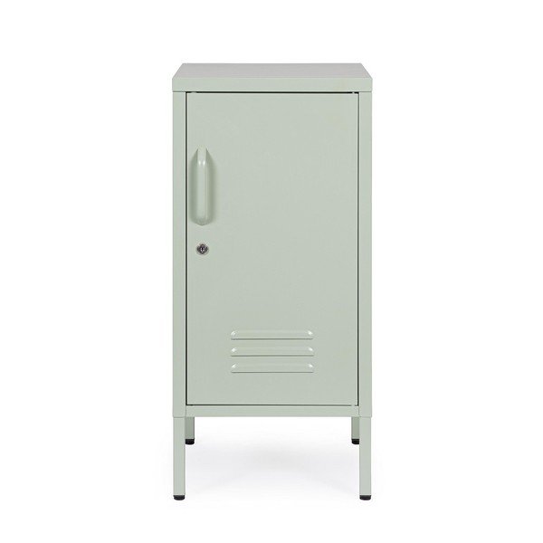 Armadietto color salvia in metallo con chiusura a chiave 35x76x40 cm Cambridge – Yes Everyday