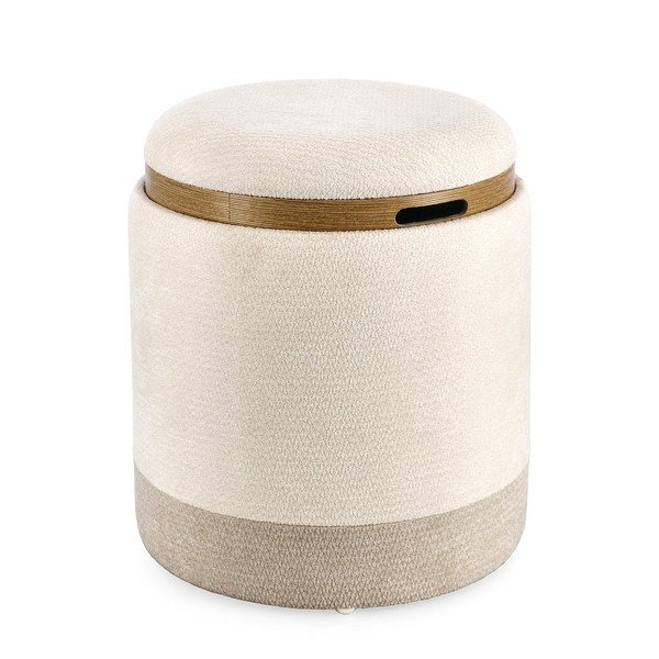Poggiapiedi beige Deva – Bizzotto