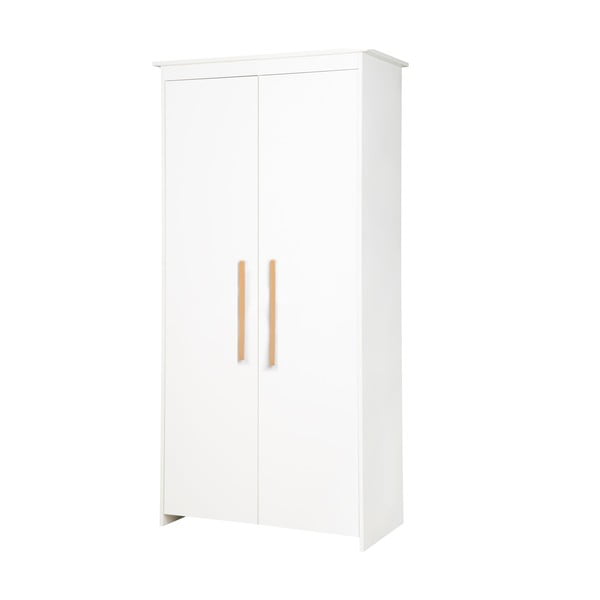 Armadio per bambini bianco 96x190x50 cm Lilo – Roba-image-2