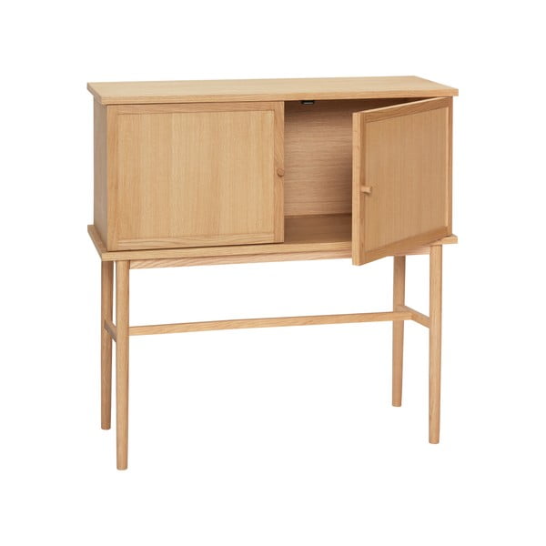 Mobiletto in rovere naturale 90x90 cm Dash - Hübsch-image-3