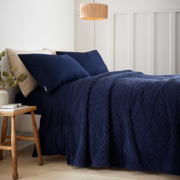 Copriletto blu scuro 230x220 cm Heat Buddy Super Thermal – Catherine Lansfield-image-1
