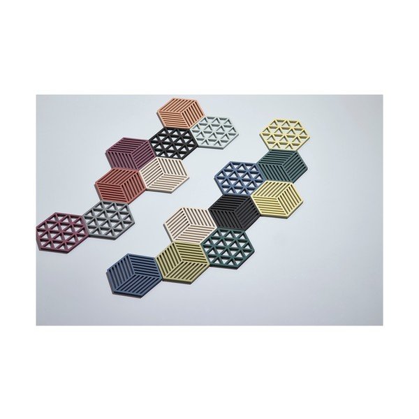 Tappetino in silicone per pentole 24x14 cm Triangles - Zone-image-1
