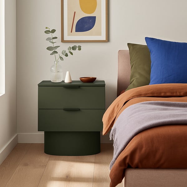 Comodino verde Totem – Teulat-image-1