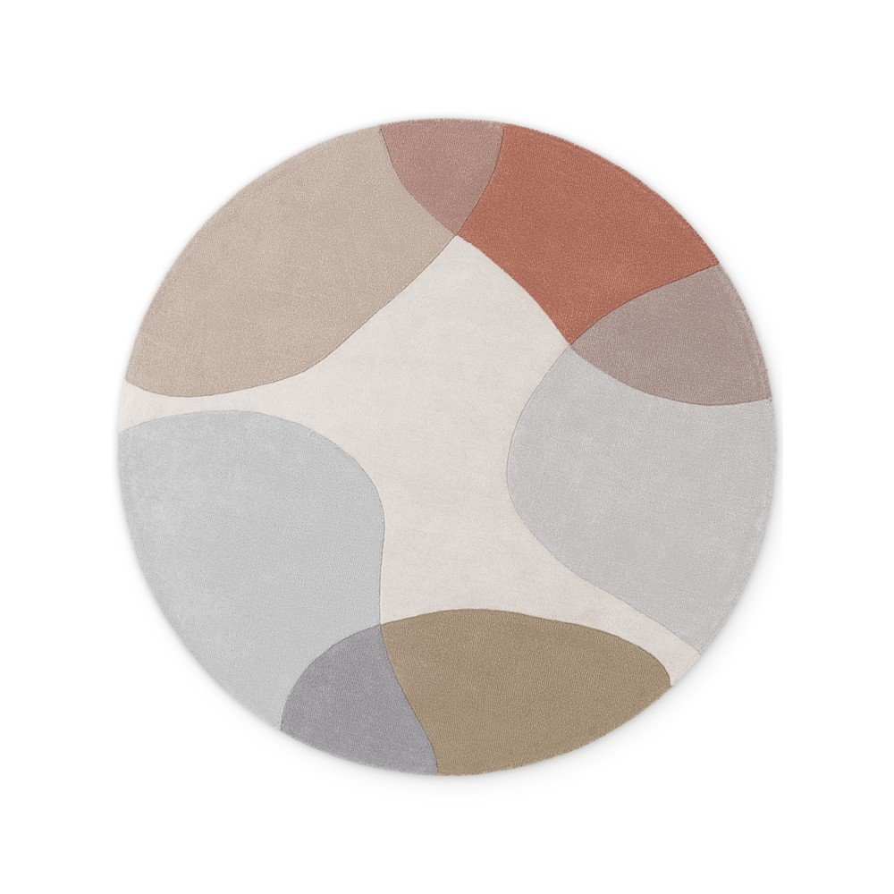 Tappeto rotondo beige in lana tessuto a mano ø 160 cm Hackney Clarissa – Ted Baker | Tappeti