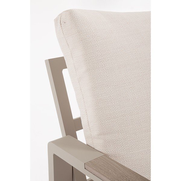 Set di mobili da giardino beige in alluminio per 5 persone Elna – Bizzotto-image-2