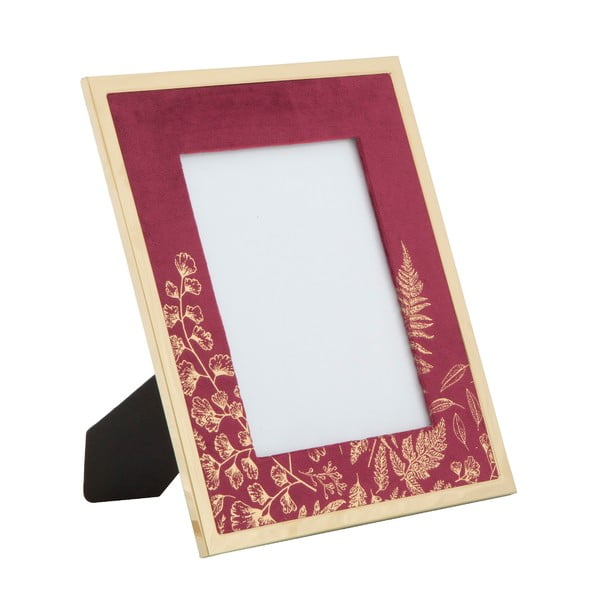 Portafoto da tavolo Glam rosso bordeaux, 15 x 20 cm - Mauro Ferretti